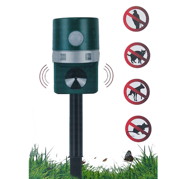Ηλιακό Απωθητικό Φιδιών-Τρωκτικών-Γατών-Σκυλιών-Πτηνών με Αισθητήρα Κίνησης 0088 Πράσινο