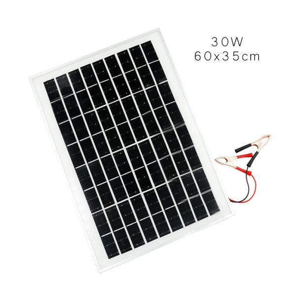 Μονοκρυσταλλικό Φωτοβολταϊκό Πάνελ 30W 12V - 17.49V