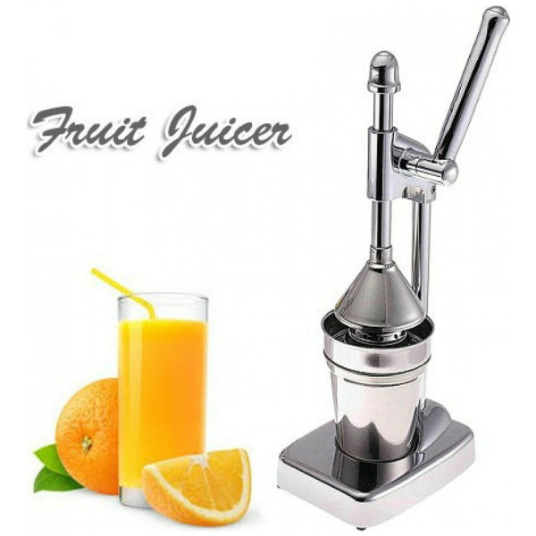 Χειροκίνητος Ανοξείδωτος Αποχυμωτής Φρούτων με Μοχλό