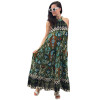 Γυναικείο φόρεμα Maxi All Day με Τιράντα Mohicans 307 Πράσινο