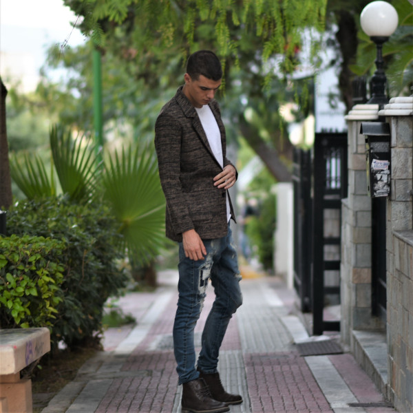 MEN'S BLAZERS MOHICANS 317 BROWN