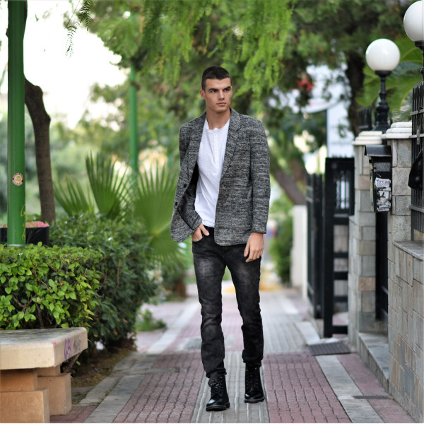 MEN'S BLAZERS MOHICANS 317 GRAY