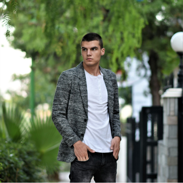 MEN'S BLAZERS MOHICANS 317 GRAY