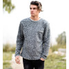 MEN'S BLOUSE SWEATSHIRT CREWNECK  MOHICANS 320 GRAY