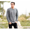 MEN'S BLOUSE SWEATSHIRT CREWNECK  MOHICANS 320 GRAY