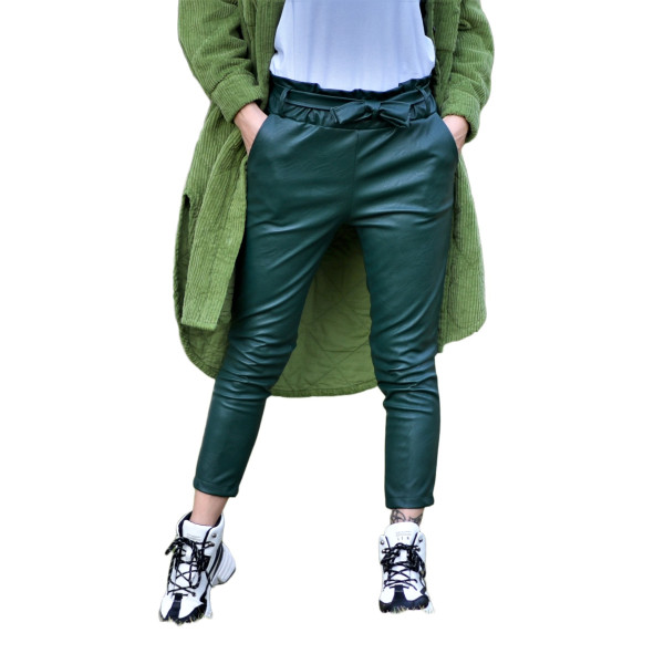 ΨΗΛΟΜΕΣΟ ΠΑΝΤΕΛΟΝΙ ΔΕΡΜΑΤΙΝΗ MOHICANS 3283 ΧΑΚΙ