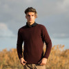 MEN'S KNITTING NECK COTTON MOHICANS 351 BORDO