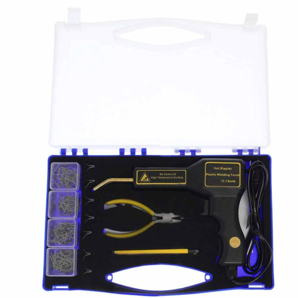 Σετ επισκευής πλαστικών με πιστόλι συγκόλλησης 30W 220V