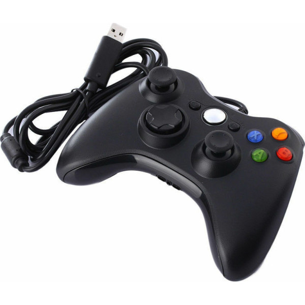 Wired Gamepad for Xbox 360 Black