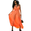DRESS ENVELOPE LONG SATIN MOHICANS 3705 ORANGE