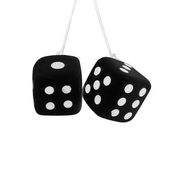 Κρεμαστά Αρωματικά Ζάρια με Άρωμα Λεμόνι Μαύρα