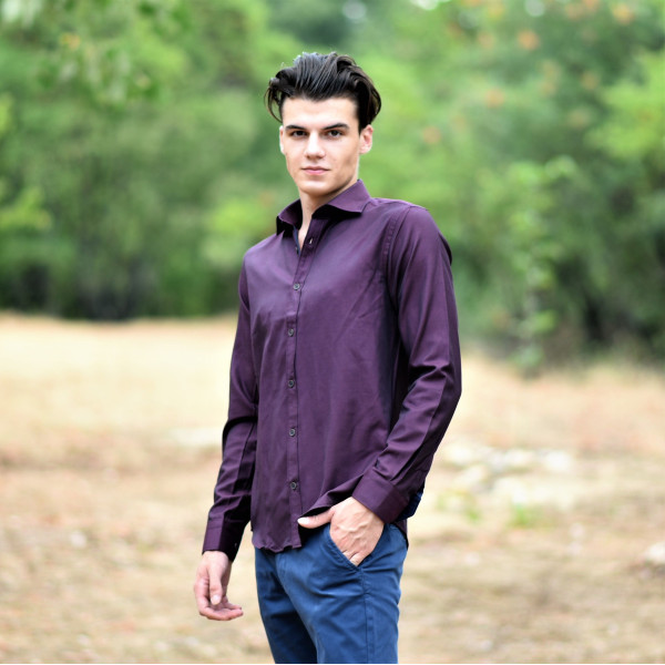 ΑΝΔΡΙΚΟ ΠΟΥΚΑΜΙΣΟ MOHICANS 40003 ΜΠΟΡΝΤΟ