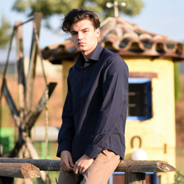 ΑΝΔΡΙΚΟ ΠΟΥΚΑΜΙΣΟ MOHICANS 40005 ΜΠΛΕ