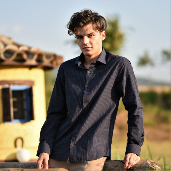 ΑΝΔΡΙΚΟ ΠΟΥΚΑΜΙΣΟ MOHICANS 40005 ΜΠΛΕ