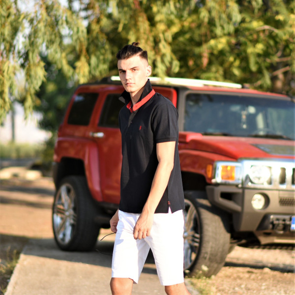 ΑΝΔΡΙΚΟ POLO SHIRT ΜΟΝΟΧΡΩΜ0 MOHICANS 430 ΜΠΛΕ