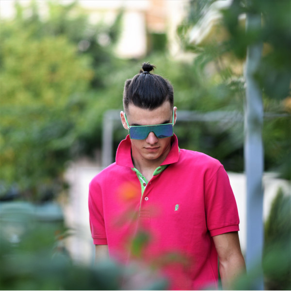 ΑΝΔΡΙΚΟ POLO SHIRT ΜΟΝΟΧΡΩΜΟ MOHICANS 430.ΦΟΥΞΙΑ