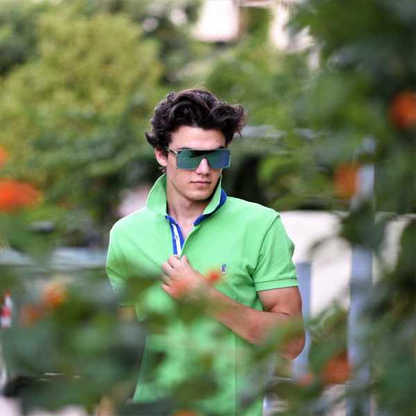 ΑΝΔΡΙΚΟ POLO SHIRT ΜΟΝΟΧΡΩΜΟ MOHICANS 430.ΛΑΧΑΝΗ