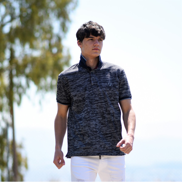 ΑΝΔΡΙΚΟ POLO SHIRT MOHICANS 436.ΓΚΡΙ