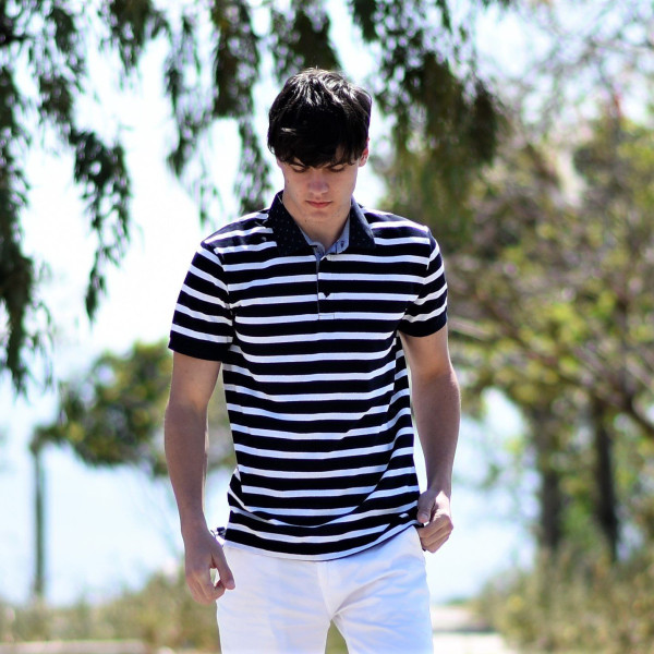 ΑΝΔΡΙΚΟ POLO SHIRT ΜΑΡΙΝΑ MOHICANS 437.ΜΠΛΕ