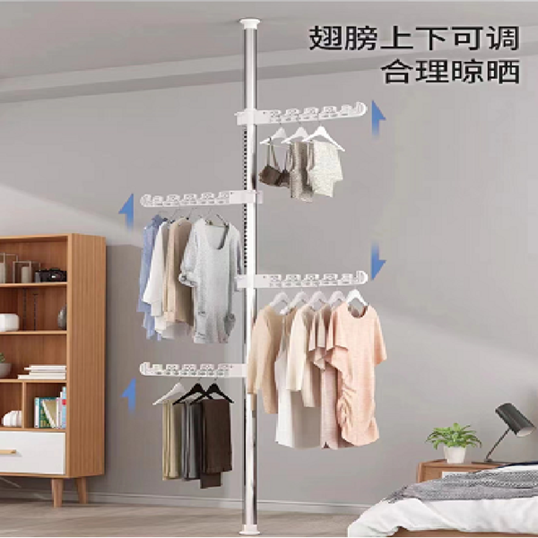 Τηλεσκοπική απλώστρα 4 θέσεων(Πτυσσόμενες) TM-016