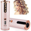 Rechargeable Hair Iron For Curls With Led Screen – Cordless Automatic Curler 501-6 Pink