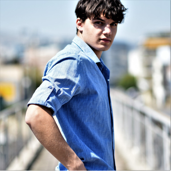 ΑΝΔΡΙΚΟ ΠΟΥΚΑΜΙΣΟ LINEN MOHICANS 5011 ΜΠΛΕ