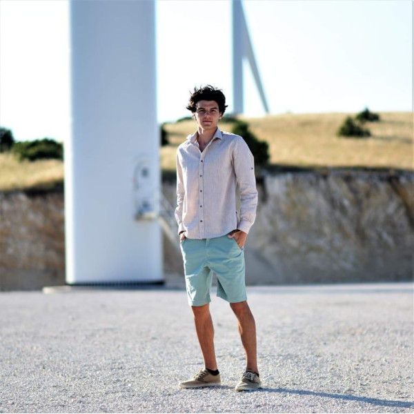 ΑΝΔΡΙΚΟ ΠΟΥΚΑΜΙΣΟ LINEN MOHICANS 5011 ΜΠΕΖ