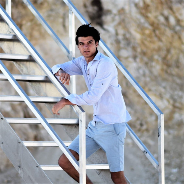 ΑΝΔΡΙΚΟ ΠΟΥΚΑΜΙΣΟ LINEN MOHICANS 5011 ΑΝΟΙΧΤΟ ΓΚΡΙ