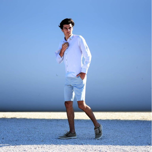 ΑΝΔΡΙΚΟ ΠΟΥΚΑΜΙΣΟ LINEN MOHICANS 5011 ΑΝΟΙΧΤΟ ΓΚΡΙ