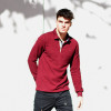 MEN POLO BLOUSE WITH COLLAR MONOCHROME MOHICANS 501 BORDO