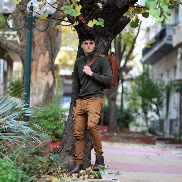 MEN POLO BLOUSE LOUPETO MOHICANS 502 KHAKI