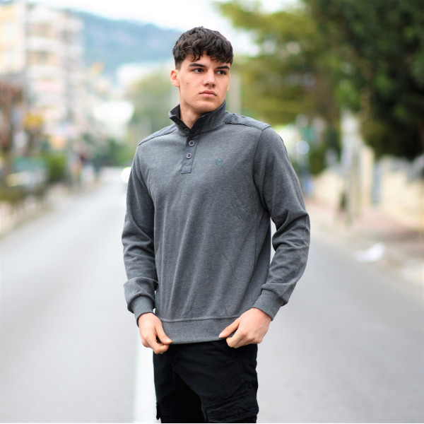 MEN POLO BLOUSE LOUPETO MOHICANS 502 GRAY