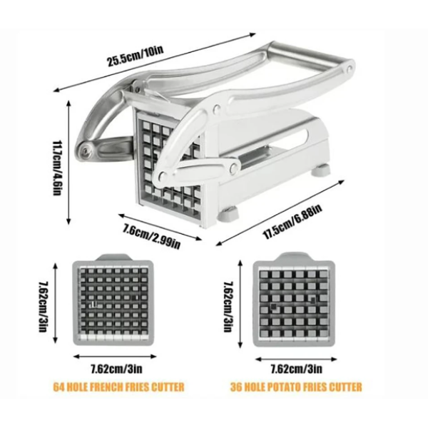Πατατοκόπτης Μεταλλικός Ανοξείδωτος Χειροκίνητος 50466