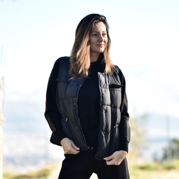 ΓΥΝΑΙΚΕΙΟ ΜΠΟΥΦΑΝ ΑΜΑΝΙΚΟ MOHICANS 55023 ΜΑΥΡΟ