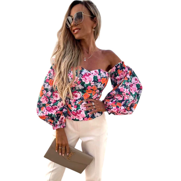 ΓΥΝΑΙΚΕΙΟ ΤΟΠ ΕΞΩΜΟ ΛΟΥΛΟΥΔΑΤΟ CROP TOP MOHICANS 5576 ΜΑΥΡΟ