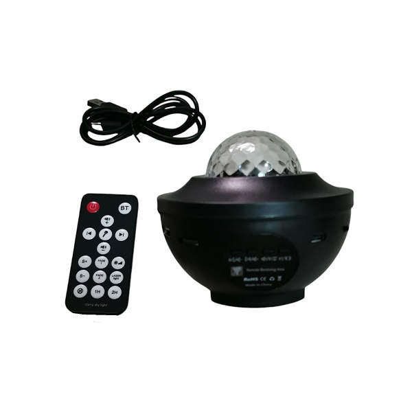 LED Προτζέκτορας Αστεριών με Ενσωματωμένο Ηχείο Bluetooth με χειριστήριο ZY-2408