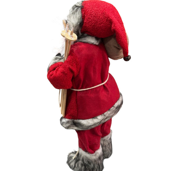 Διακοσμητικός Χριστουγενιάτικος Άι Βασίλης Mohicans 65cm 6259-27