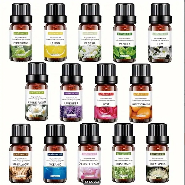 Υδατοδιαλυτό Αιθέριο Αρωματικό Έλαιο συσκευών αρωματοθεραπέιας 10ml KP-2110 12 Γεύσεις