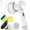 Electric Cleaning Brush 5 in 1 668 White