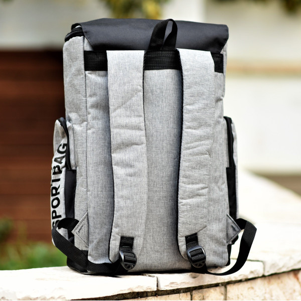 ΤΣΑΝΤΑ ΠΛΑΤΗΣ ΚΑΜΒΑΣ MOHICANS 69004.ΓΚΡΙ