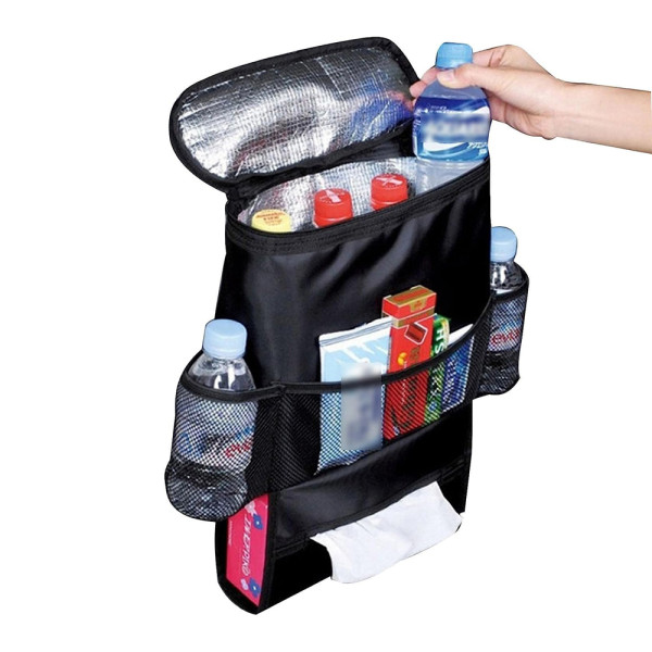 Ισοθερμική Θήκη Πλάτης Τροφίμων και Αναψυκτικών για το Αυτοκίνητο Carsun C823 Μαύρη