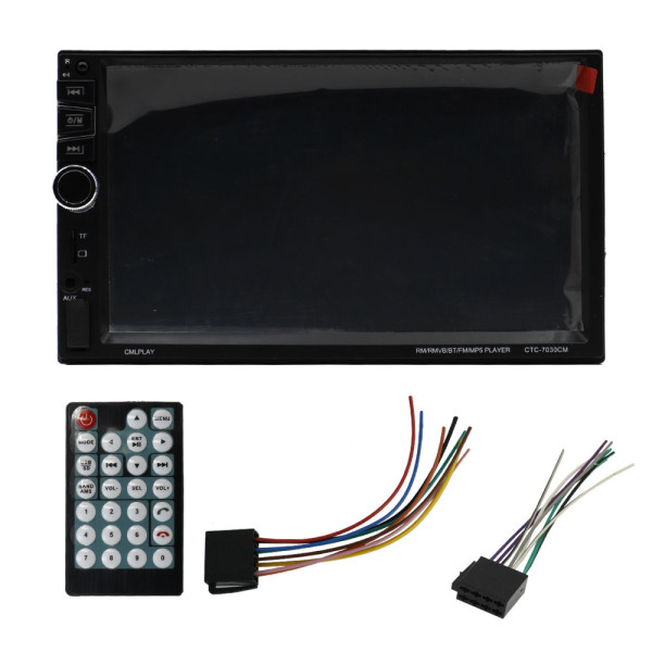 Ηχοσύστημα Αυτοκινήτου 2 DIN Bluetooth-USB-AUX-FM με Οθόνη Αφής 7" 12V 4x60W CTC-7030