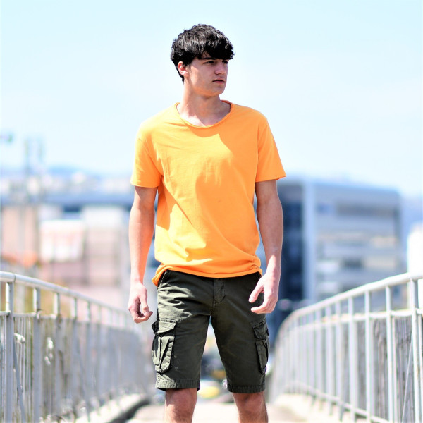 MEN'S BERMUDA CARGO MOHICANS YL2007 KHAKI