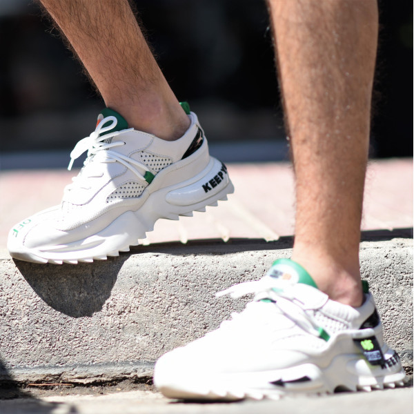 ΑΝΔΡΙΚΟ ΠΑΠΟΥΤΣΙ SNEAKERS  MOHICANS 7997-01 ΛΕΥΚΟ