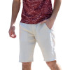 MEN'S BERMUDA CHINO LINEN MOHICANS 802.BEIGE