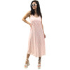 DRESS LONG SATIN MOHICANS  8062 PINK