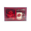 Valentine Cup and Spoon Set with teddy bear 81131 Red