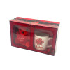 Valentine Cup and Spoon Set with teddy bear 81131 Red