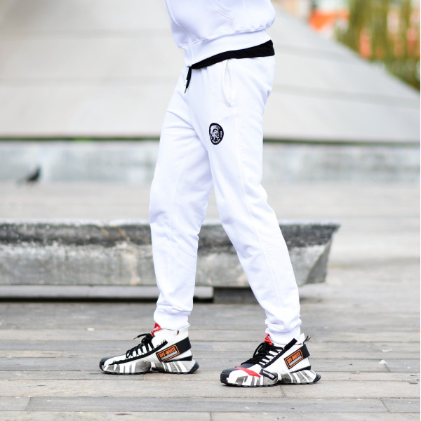 MEN'S BOTTOMS SWEATSHIRT MOHICANS 836901 WHITE