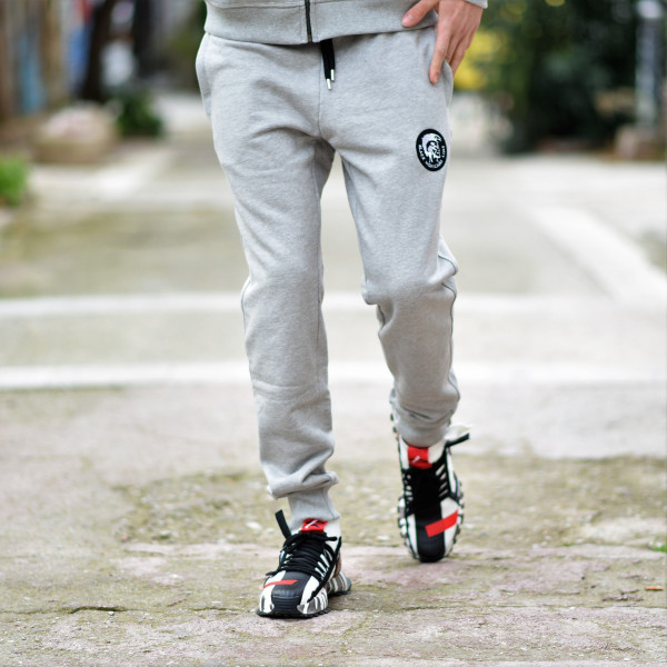 MEN'S BOTTOMS SWEATSHIRT  MOHICANS 836901 GRAY